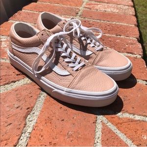 Pink Leather Vans